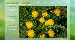 Desktop Screenshot of dandeliondelight.com